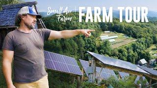 FULL TOUR of the OFF-GRID Small Axe Farm in Vermont, USA!