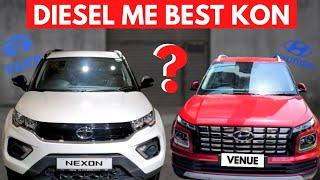 Tata Nexon Diesel Vs Hyundai Venue 2022 Diesel | Problems | Mileage | Performance.