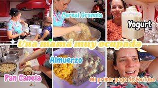 Rutina de una mamá ocupadaYa recibí mi primer pagoTodo el día en la cocina‍#recetas #mamade3