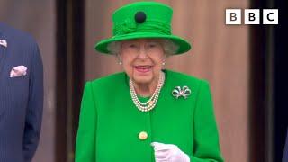 The Queen's Platinum Jubilee Appearance on Buckingham Palace Balcony | BBC