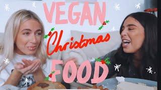 TRYING VEGAN CHRISTMAS FOODS!!! | Sophia and Cinzia