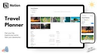 Simple Travel Planner for your best trip! | Notion Travel Planner Template (Free  Download)