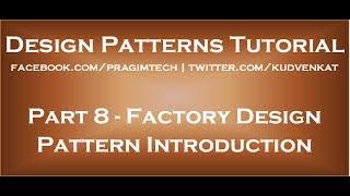 Factory Design Pattern Introduction