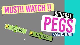 PEGS - 3Dpath VS Separate Pegs (Harmony 17)