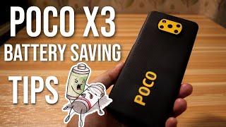 Poco X3 Battery Saving Tips