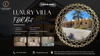 Want the DREAM Villa in Al Towayya? I'll Show You My Top Picks! (LUX-R-9820)