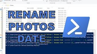 How to rename multiple photos to the date (Windows)