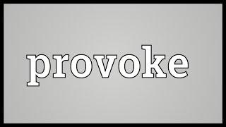 Provoke Meaning