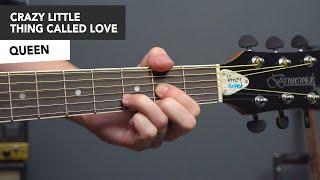 Queen - Crazy Little Thing Called Love - Guitar Lesson Tutorial - How to Play Easy Guitar Songs