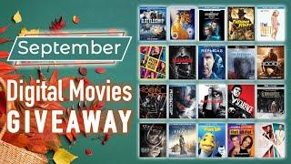 FREE Digital Movies Giveaway | September 2024 