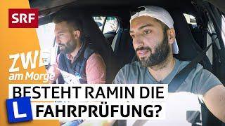 Ausweis weg? Ramin muss zur Auto-Fahrprüfung | SRF Zwei am Morge