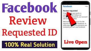 Facebook review requested problem solution ! How to recover facebook review requested account