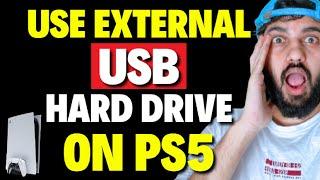 How to use External USB Hard Drive on PS5