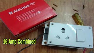 How To Make 16 Amp Combined Connection With Unboxing/Anchor Penta pc Combined best Wiring