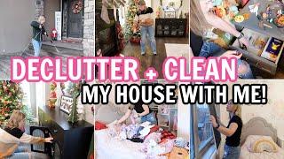 CLEAN & DECLUTTER WITH ME | WINTER CLEANING MOTIVATION | WHOLE HOUSE DECLUTTER & ORGANIZE