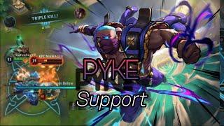 WILD RIFT PYKE SUPPORT IS UNSTOPPABLE IN MY HANDS! Patch 5.1 Pyke Build/Runes! EU high elo gameplay