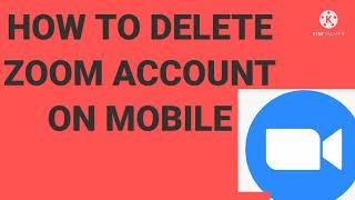 How to delete zoom account on mobile???