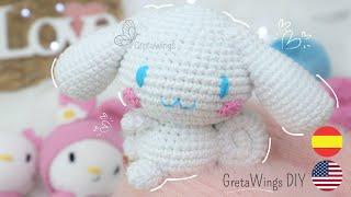 Weave Cinnamoroll step by step for beginners Part 2/2 | Subtitled  .GretaWings DIY