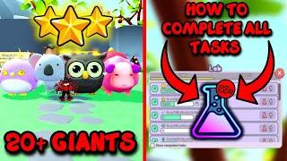 HOW TO COMPLETE ALL TASKS + 20 GIANTS - Collect All Pets (Tips & Tricks)