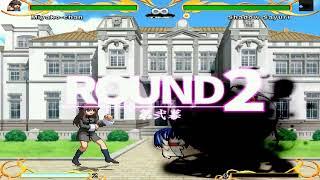 Mugen EFZ - Miyako-Chan vs Shadow Sayuri (Lv:1 12p)