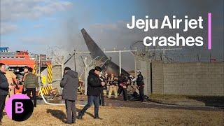 Jeju Air Plane Crashes at South Korean Airport