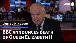 BBC announces death of Queen Elizabeth II | AFP