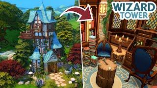 Wizard’s Magical Tower // The Sims 4 Speed Build