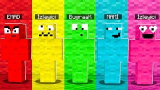 Minecraft ama 100 KİŞİ İLE  GÖRÜNMEZ SAKLAMBAÇ