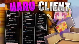 The BEST FREE Minecraft Hacked Client for Legit - Haru Client