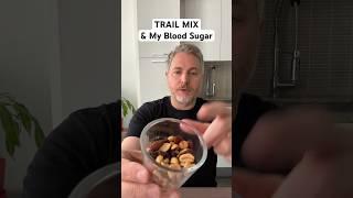 Trail mix and my blood sugar. #glucose #bloodsugar #insulinresistant1 #trailmix