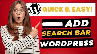 How To Add Search Bar In WordPress Menu 2025  - (FAST & Easy!)