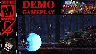 IRON MEAT by Retroware - Demo Gameplay (NO Commentary) Bloody Run and Gun Shooter 2D Platformer 2024