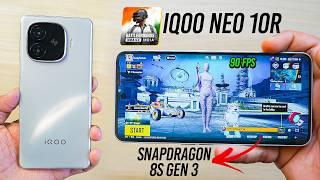 iQOO Neo 10R - BGMI Test 90 FPS  Heating & Battery Drain