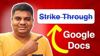 How To Strike Through Text In Google Docs