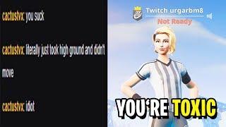 I put TWITCH in my Fortnite name and USED a SOCCER SKIN (toxic)