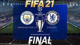FIFA 21 Manchester City vs Chelsea | Champions League 2021 Final | PS4 Full Match