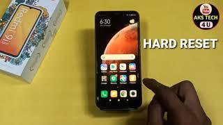 How To Hard Reset Redmi 9i Sport | Redmi 9i Sport Full Reset कैसे करें | @akstech4u