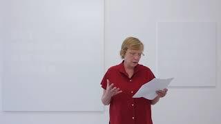 Eva Schmidt | Lecture on Rémy Zaugg | Galerie Nordenhake Berlin | April 27, 2019