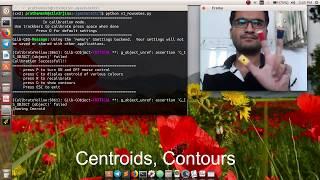 Mouse control using Hand gestures with OpenCv