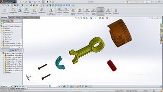 SolidWorks Tutorial Piston Assembly Animation