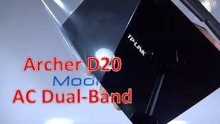 TP Link Archer D20 AC Dual-Band Unboxing