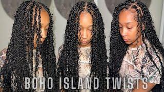 DIY Island Goddess Twists. Step by Step for Beginners