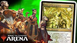 Is Voice of Resurgence Playable? - Selesnya Aggro - Magic Arena