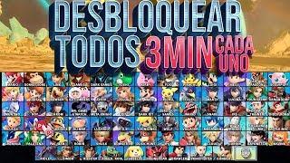 La forma MAS RÁPIDA de DESBLOQUEAR TODOS los PERSONAJES [Smash Bros Ultimate]