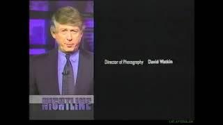 1995 ABC Nightline Ted Koppel Voice-Over During Movie Credits