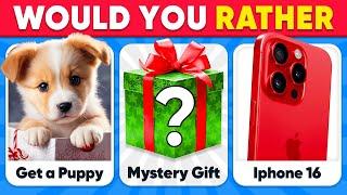 Would You Rather…? MYSTERY Gift  CHRISTMAS Edition | Quiz Kingdom