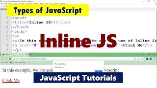 Inline JS | Understanding Inline JavaScript: How to Use JavaScript in HTML Markup