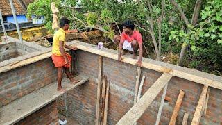 Building 1St Floor Roof Full Formwork_Techniques of Roof Slab Centring Work Accurately|Roof work