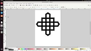 Inkscape 1.3 e lo strumento crea forme: nodo celtico