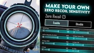 How to make your own Sensitivity | Full Zero Recoil Sensitivity for BGMI/PUBG | Sensitivity Code